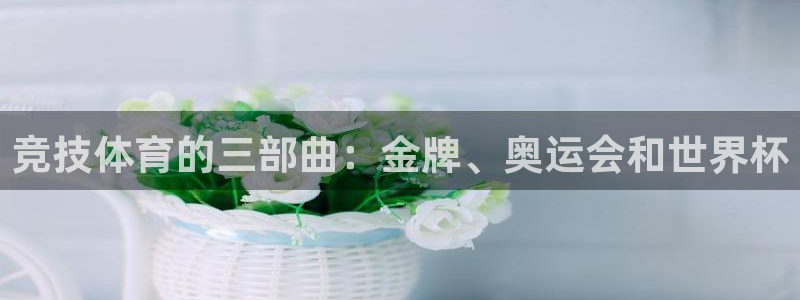 竞技体育的三部曲：金牌、奥运会和世界杯