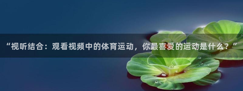 “视听结合：观看视频中的体育运动，你最喜爱的运动是什么？”